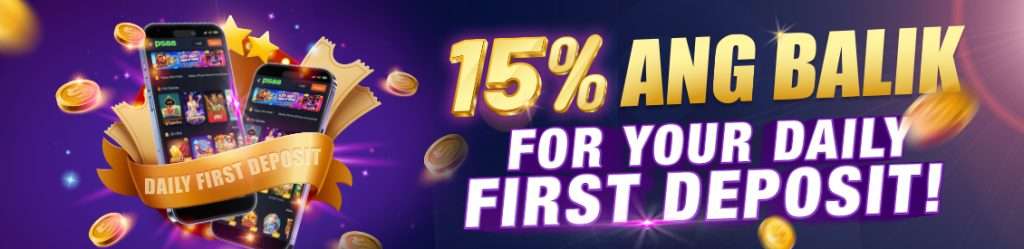 ps88 casino first daily deposit promotions 15% balik